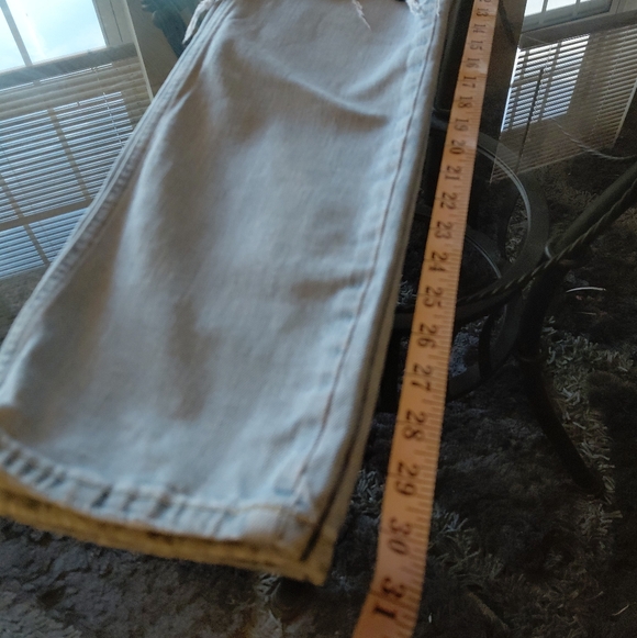 Arizon Womens Light Wash Distressed Highrise Denim Jeans Size 0 - Picture 10 of 10